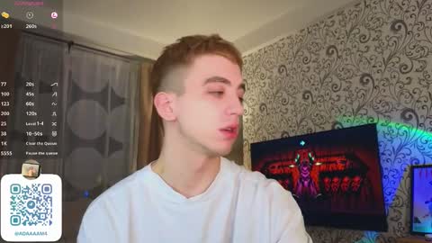 Hi Im Adam Glad to see u here 3 And its my first day online show from January 13, 8:58 pm