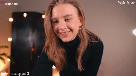 Snapshot of alexispeach chatting on December 7, 2:14 am Alexis--  online show from December 7, 2:14 am