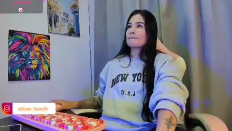 allison online show from June 27, 1:11 am