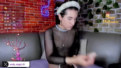 andy angel online show from October 15, 1:34 pm