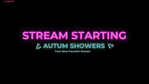 Autum Showers online show from September 21, 6:34 pm