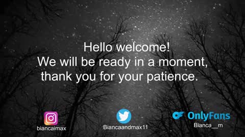 Snapshot of bianca_and_maxwell chatting on February 1, 1:09 pm bianca and maxwell online show from February 1, 1:09 pm