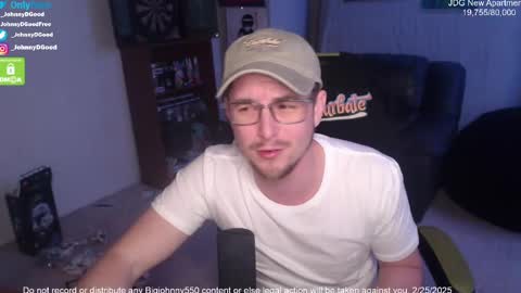 Snapshot of bigjohnny550 chatting on February 26, 2:41 am Johnny D Good online show from February 26, 2:41 am