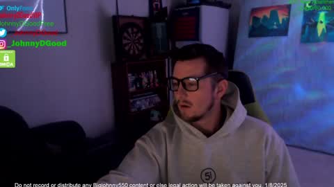 Snapshot of bigjohnny550 chatting on January 8, 9:01 pm Johnny D Good online show from January 8, 9:01 pm