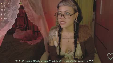   Im Nym  Justa nymph on twitter and IG online show from June 1, 10:55 pm