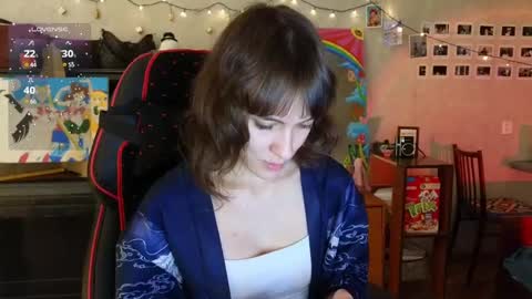 Snapshot of cassiecurl chatting on January 24, 8:00 pm Cassie I really want Lovense Camera - check my wishlist    online show from January 24, 8:00 pm