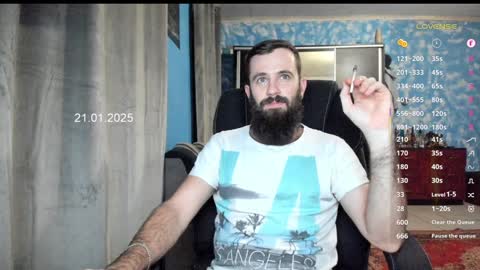 Snapshot of crissstud chatting on January 21, 12:15 am Criss online show from January 21, 12:15 am