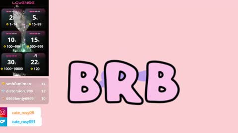 rosy online show from February 25, 4:14 pm