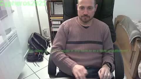 Snapshot of cypheros2025 chatting on February 27, 6:09 pm Chris online show from February 27, 6:09 pm
