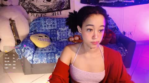 Snapshot of ela_0 chatting on February 14, 3:33 am Ela  Help me reach 100 thumbs up online show from February 14, 3:33 am
