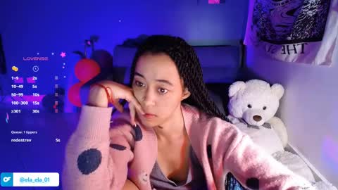 Snapshot of ela_0 chatting on January 9, 4:41 am Ela  Help me reach 100 thumbs up online show from January 9, 4:41 am