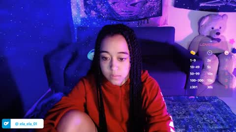 Snapshot of ela_0 chatting on January 13, 1:45 am Ela  Help me reach 100 thumbs up online show from January 13, 1:45 am