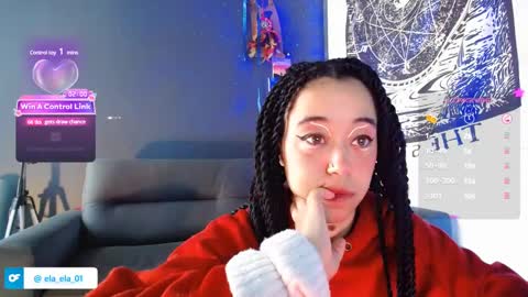 Snapshot of ela_0 chatting on January 12, 12:23 pm Ela  Help me reach 100 thumbs up online show from January 12, 12:23 pm