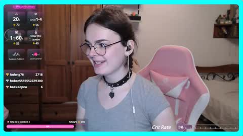 Snapshot of eva_katt chatting on February 27, 2:00 pm Gamer Katt online show from February 27, 2:00 pm