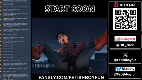 FetishBoyFun online show from April 4, 3:30 pm