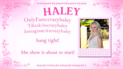 Haley online show from December 1, 2:15 pm