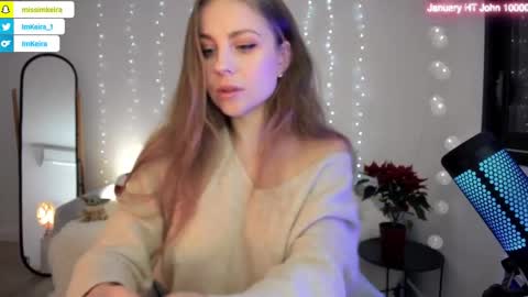 ImKeira online show from January 7, 8:03 pm