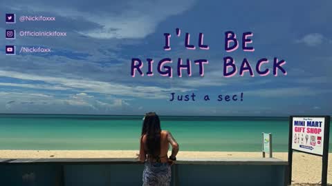 Nicki Foxx online show from November 6, 1:41 am