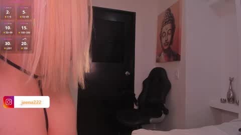 JEENA  online show from November 12, 1:02 pm