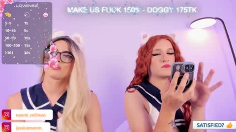 JESSI AND NAOMI online show from March 3, 4:25 am