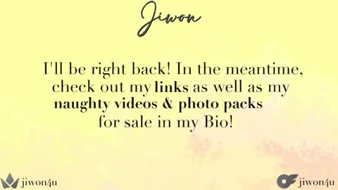 Jiwon online show from February 1, 5:26 pm