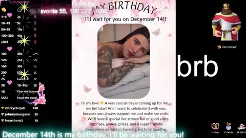  Kata  online show from November 29, 8:05 pm