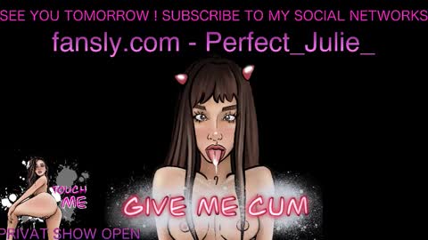  MY NAME IS JULIA  TO SEE MORE 18 CONTENT YOU CAN SUBSCRIBE TO  FANSLY -  online show from March 12, 7:34 am