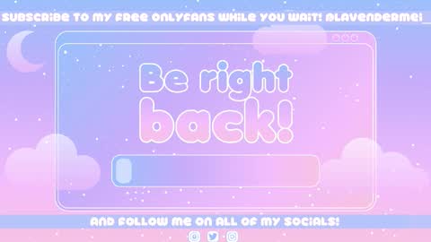 LavenderMei online show from December 14, 1:23 am