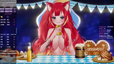 Snapshot of lewdfoxy_vt chatting on October 3, 2:03 pm Kira online show from October 3, 2:03 pm