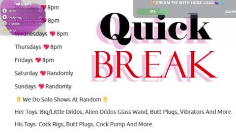 load_n_squirt online show from January 30, 4:06 am