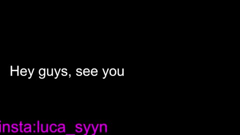 Snapshot of luca_syn chatting on September 27, 6:05 pm Luca S online show from September 27, 6:05 pm
