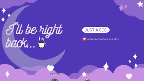 ..LunaSparkles. online show from November 12, 7:32 am