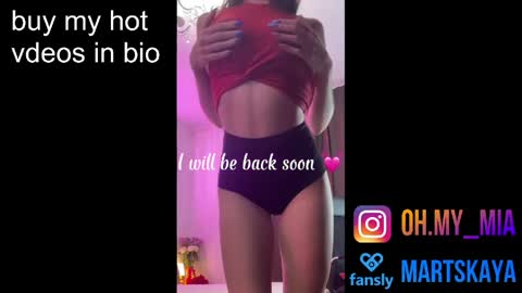 Mia Martskaya online show from May 24, 9:21 pm