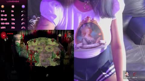 Snapshot of mmmmdarling chatting on October 21, 6:40 am minaDarling online show from October 21, 6:40 am