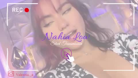 Snapshot of nahia_low chatting on March 3, 3:08 am  Valeria  online show from March 3, 3:08 am