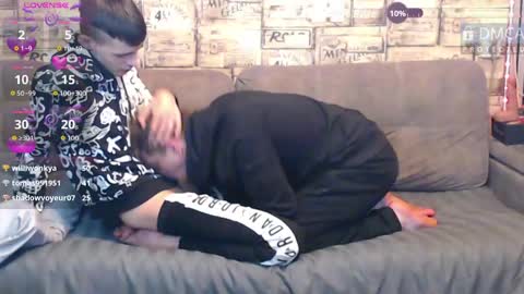 Max tall dark-haired guy with tattoos and Phil blond-haired online show from March 21, 2:50 am