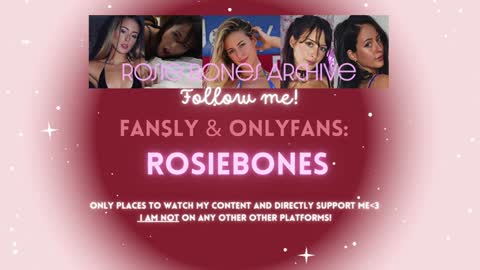 Rosie Bones online show from November 13, 11:40 pm