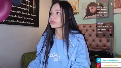Snapshot of samanthaahoney_ chatting on February 13, 11:04 pm samantha online show from February 13, 11:04 pm