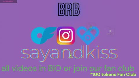 Say and kiss online show from March 21, 1:38 pm