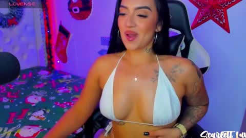 Snapshot of scarlett_luv chatting on December 2, 5:30 am Kim online show from December 2, 5:30 am