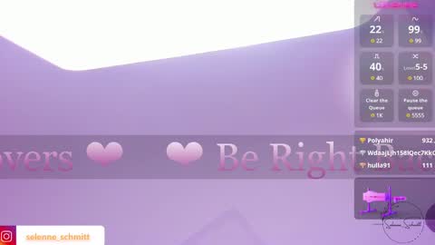 Selenne online show from March 10, 1:01 am