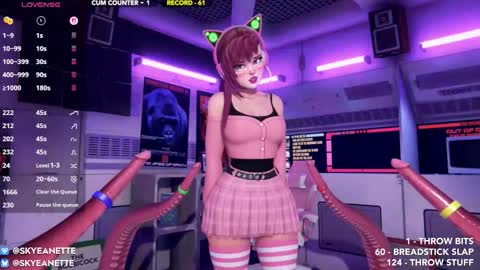 SkyeAnette online show from February 22, 2:15 am