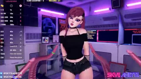 SkyeAnette online show from July 25, 1:14 am