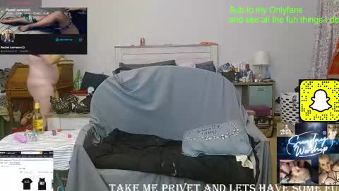 Snapshot of slytherinmylf23 chatting on October 12, 3:21 am Rachel Lawrence online show from October 12, 3:21 am