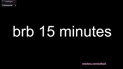 Snapshot of sofiax5 chatting on February 20, 6:50 am Sofi online show from February 20, 6:50 am