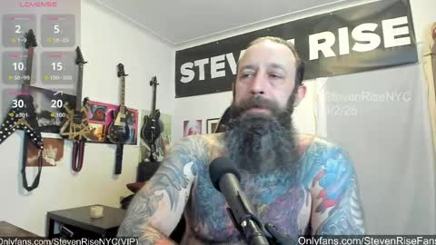 StevenRiseNYC online show from April 2, 11:44 pm