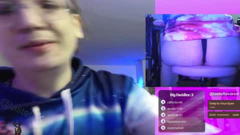 Snapshot of tasteflavored_femboy chatting on March 2, 4:21 pm Taste online show from March 2, 4:21 pm