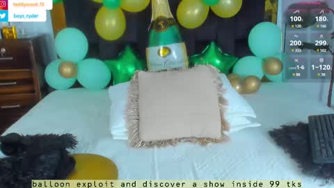 Snapshot of teddy_cowboy chatting on March 12, 8:30 am  Follow me on Twitter boys ryder and instagram teddyscoot 12  online show from March 12, 8:30 am