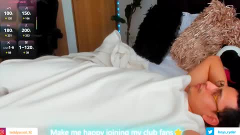 Snapshot of teddy_cowboy chatting on February 23, 1:21 pm  Follow me on Twitter boys ryder and instagram teddyscoot 12  online show from February 23, 1:21 pm