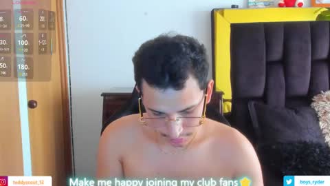 Snapshot of teddy_cowboy chatting on February 26, 6:26 pm  Follow me on Twitter boys ryder and instagram teddyscoot 12  online show from February 26, 6:26 pm